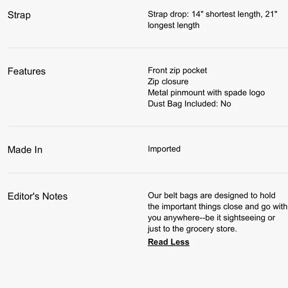 Kate Spade Chelsea Nylon Belt Bag in Slate Blue, NWT - Picture 6 of 6